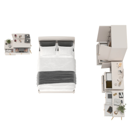 Спальня Афина с кроватью со спальным местом 1400х2000