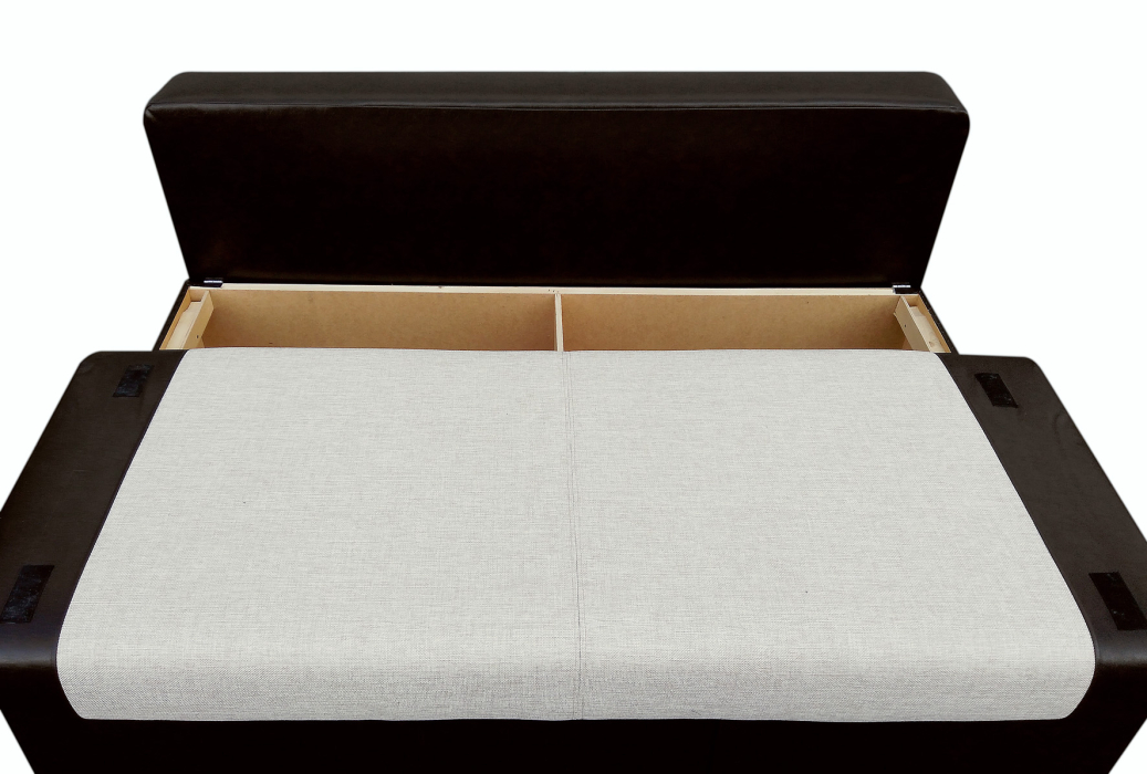 Диваны прямые, Диван-кровать еврокнижка, Амстердам мини 150, рогожка/экокожа