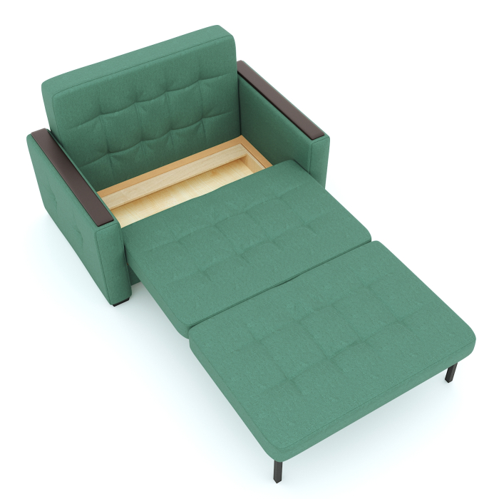 Диваны с ящиком для белья, Диван- кровать Этро Вуд, рогожка, 100