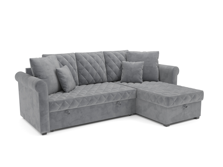 Диваны угловые в гостиную, Диван угловой Берлин (Велюр)