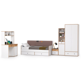 Мебель для большой молодёжной комнаты Вуди компоновка № 39