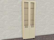 Шкафы двухстворчатые, Модульная система Грейс Шкаф ШК-5036  Ясень Асахи