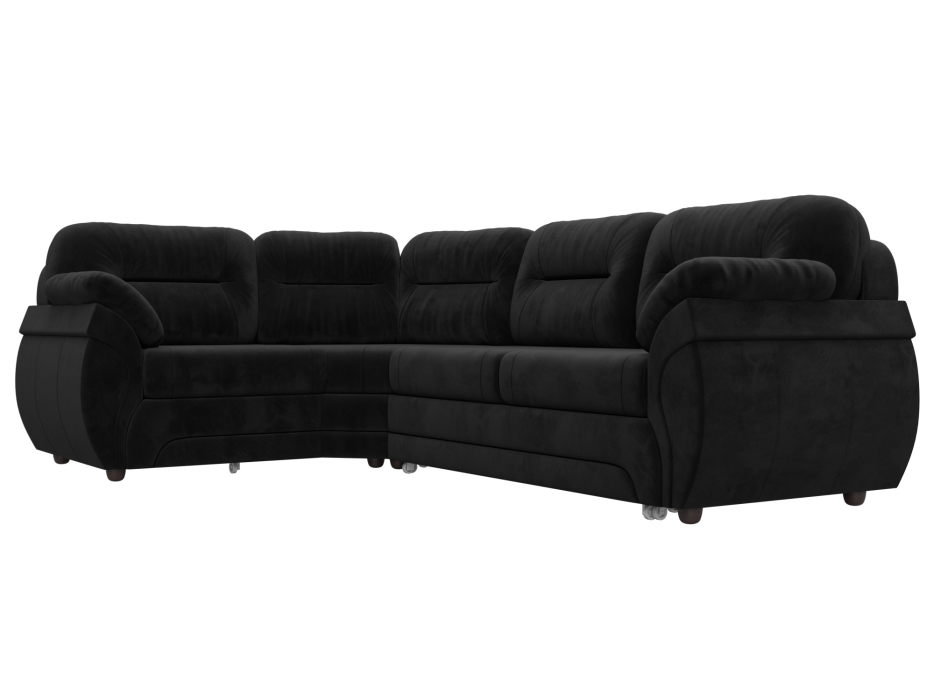 Диваны угловые в гостиную, Диван угловой Бруклин левый угол, велюр