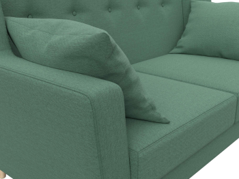 Диван кухонный прямой Брайтон 2, рогожка Амур