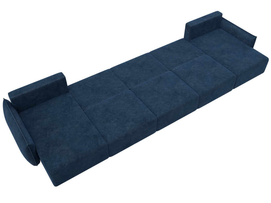 Диваны еврокнижки, Диван п-образный Лига-051 НПБ МегаЛонг, велюр BRUT