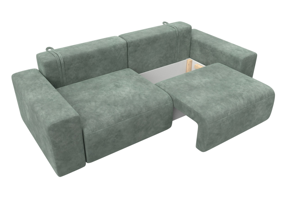 Диваны еврокнижки, Диван прямой Лига-036 НПБ Классик, велюр BRUT