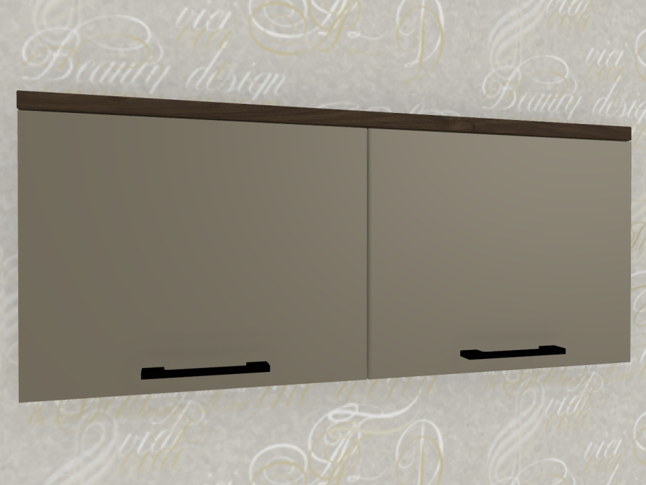 Настенные полки, Модульная система Грейс Антресоль АН-5041  Гикори Джексон Темный