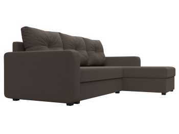 Диван угловой Ливерпуль Лайт правый угол, рогожка Амур