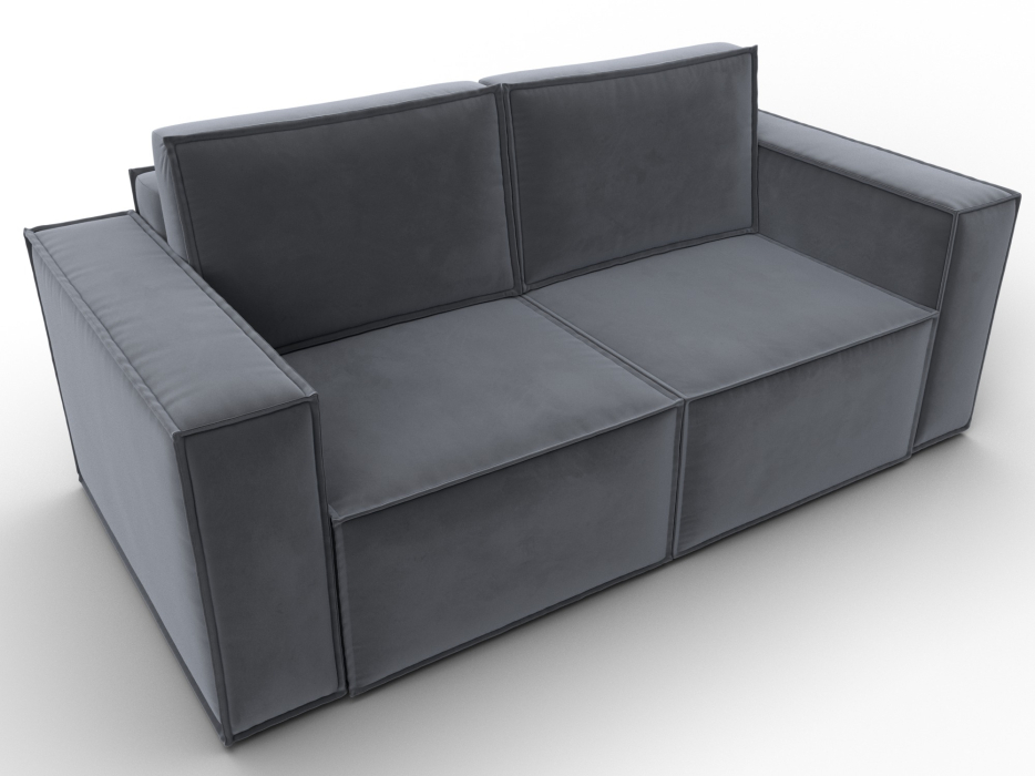 Диваны кровати со спальным местом, Диван прямой Куба мини, велюр