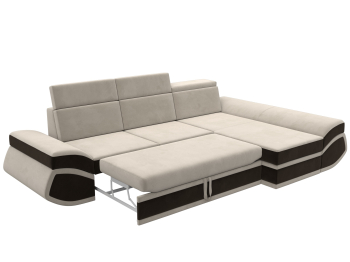 Диван угловой Лига-032 правый угол, микровельвет