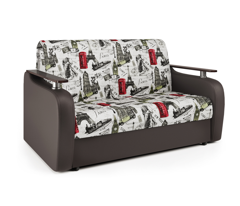 Детские диваны, Диван-кровать Гранд Д 160, велюр/экокожа