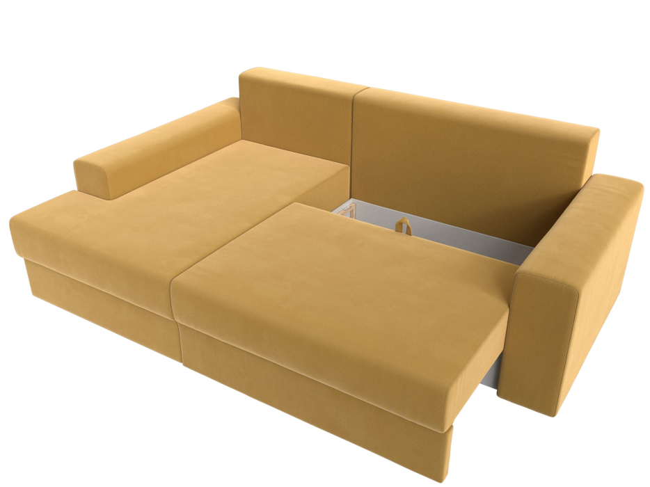 Офисные диваны, Угловой диван Майами левый угол, микровельвет