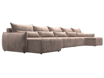 Диван п-образный Лига-051 НПБ МегаЛонг, велюр TOWER