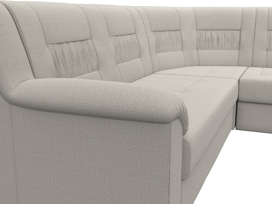 Диваны угловые в гостиную, Диван угловой Карелия правый угол, рогожка Амур