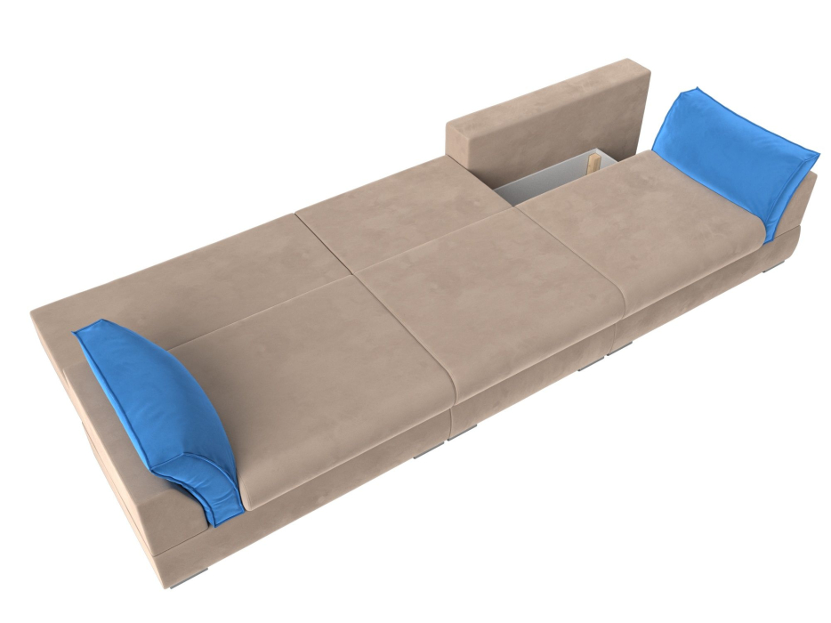 Диваны прямые кухонные, Прямой диван Пекин Long, велюр