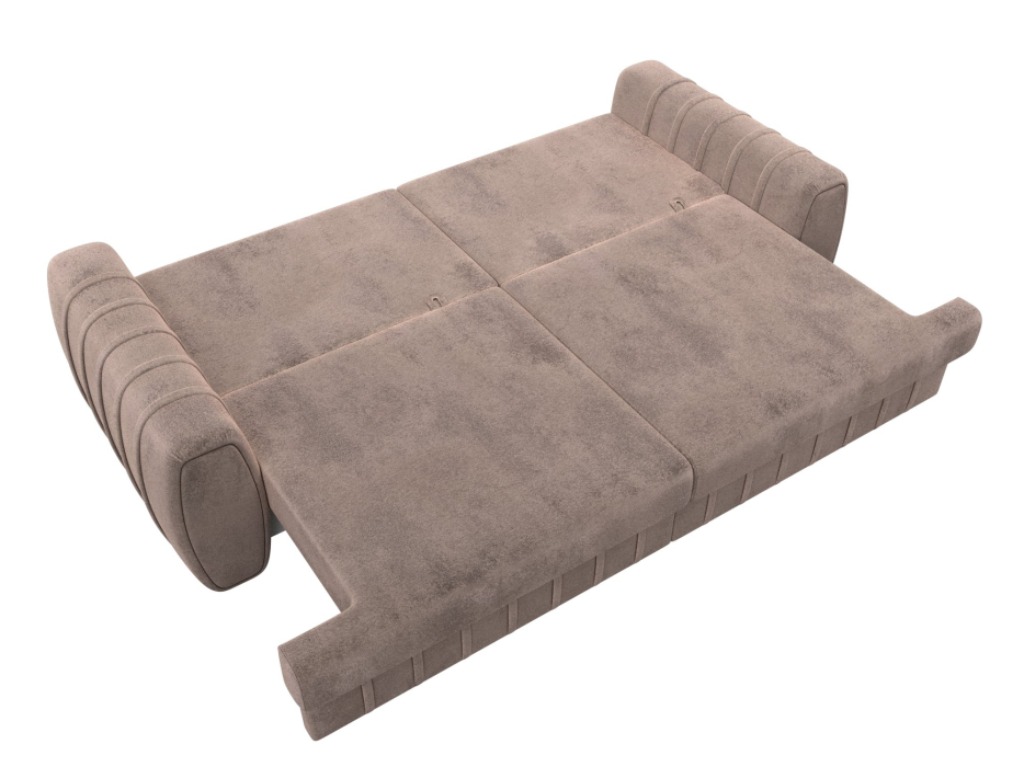 Диваны еврокнижки, Диван прямой Лига-057 НПБ, велюр TOWER