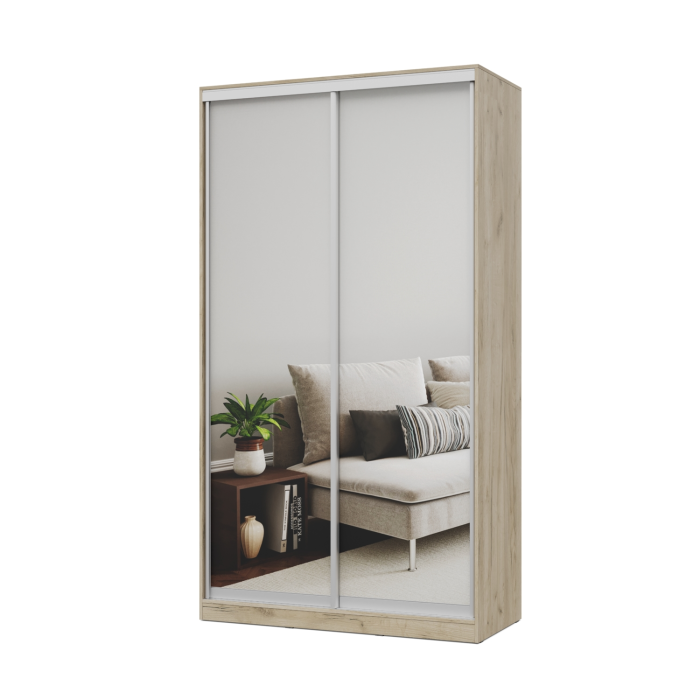 Шкафы-купе 2-х дверные, Шкаф-купе 2-дв  Роланд Р133  (в2360*ш1300*г590)