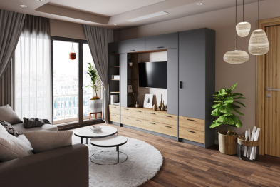 Шкаф-пенал Оттавия НМ 014.06