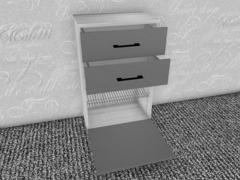 Модульная система Грейс Тумба ТБ-5008  Гикори Джексон Темный