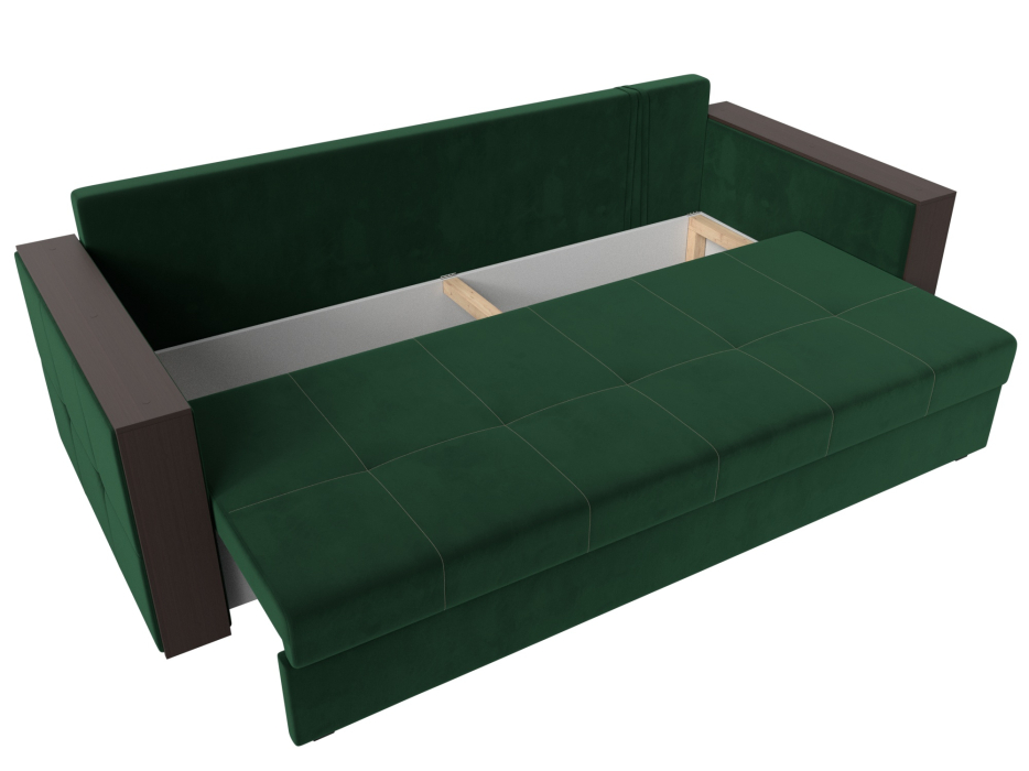 Диваны еврокнижки, Прямой диван Валенсия Лайт, велюр