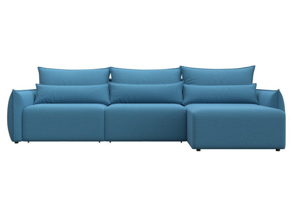 Диваны угловые в гостиную, Диван угловой Лига-051 НПБ Лонг угол универсальный, рогожка Амур