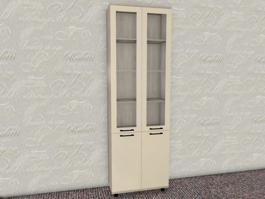 Шкафы двухстворчатые, Модульная система Грейс Шкаф ШК-5035  Гикори Джексон Светлый