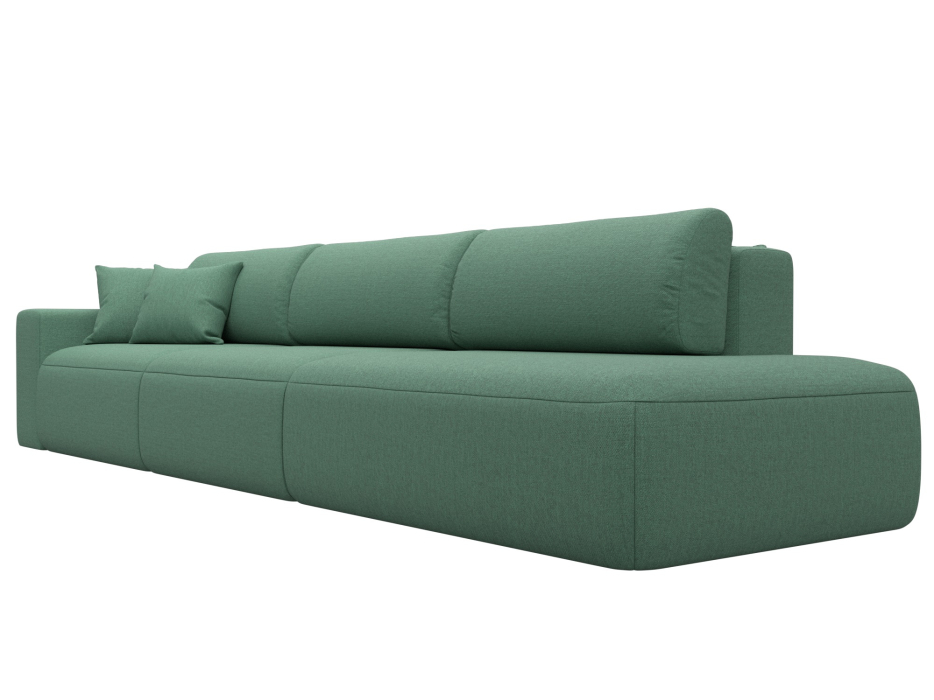 Диваны еврокнижки, Диван прямой Лига-036 НПБ Модерн Лонг подлокотник слева, рогожка Амур