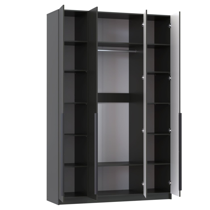 Для одежды, Шкаф для одежды 67.09 Брандо (4-х дв.) МДФ