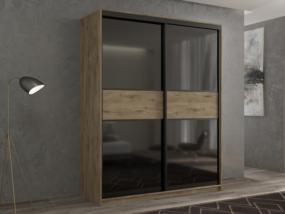 Шкафы-купе 2-х дверные, Шкаф-купе 2х дверный Кааппи 12 160х45