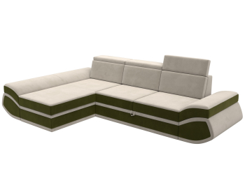 Диван угловой Лига-032 левый угол, микровельвет