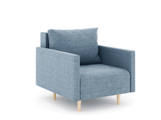 Кресло для отдыха, Кресло для отдыха Милли с подлокотниками, рогожка Люкс