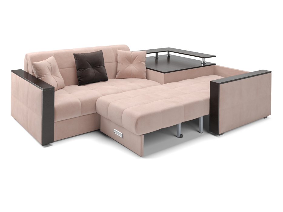 Диваны угловые в гостиную, Угловой диван Чехия, микровелюр