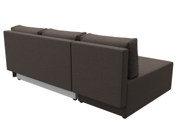 Диван угловой Поло левый угол, рогожка Амур