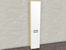 Шкафы пеналы, Модульная система Грейс Шкаф ШК-5076  Ясень Асахи