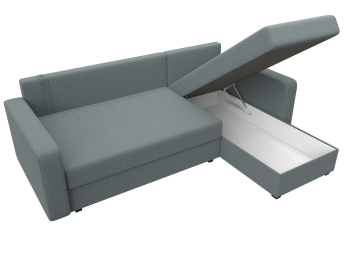 Диван угловой Ливерпуль Лайт правый угол, рогожка Амур