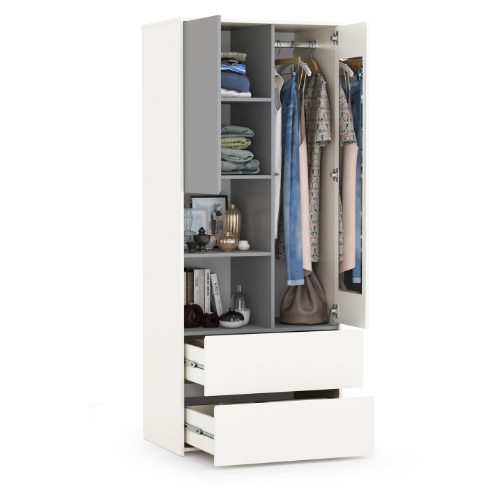 Шкафы двухстворчатые, Шкаф для одежды Торонто 13.333