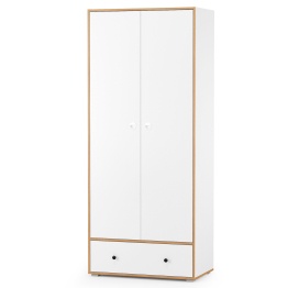 Вуди Компоновка № 32 белый премиум/дуб крафт золотой, 351х52,7х205 см, ун.сб.