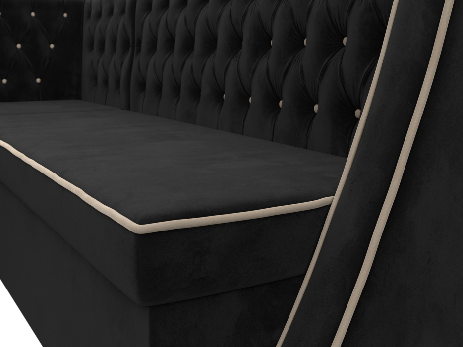 Диваны угловые кухонные, Кухонный угловой диван Лофт левый угол, велюр