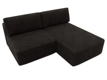 Диван угловой модульный Лига-060 НПБ угол универсальный, велюр BRUT