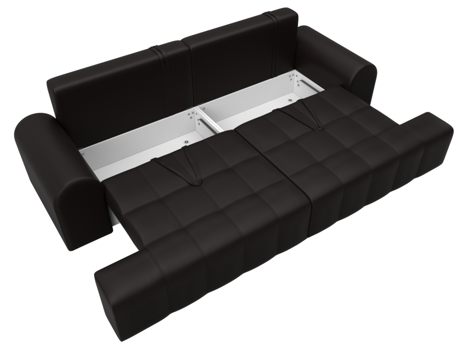 Диваны еврокнижки, Диван прямой Лига-080, экокожа GRIFON