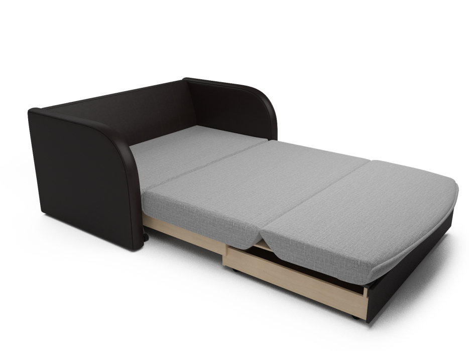 Диваны кровати со спальным местом, Диван прямой выкатной Малютка (Рогожка)