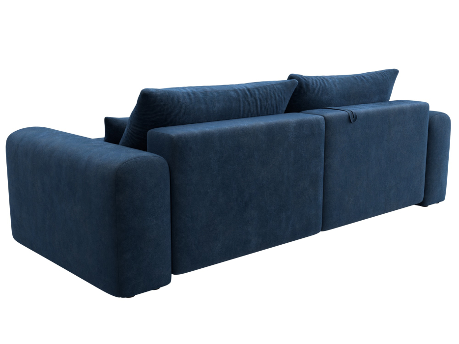 Диваны угловые в гостиную, Диван угловой Лига-056 НПБ угол универсальный, велюр BRUT