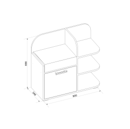 Тумба для обуви Викс-7