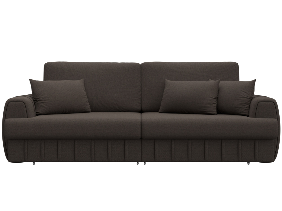 Диваны еврокнижки, Диван прямой Лига-057 НПБ, рогожка Амур