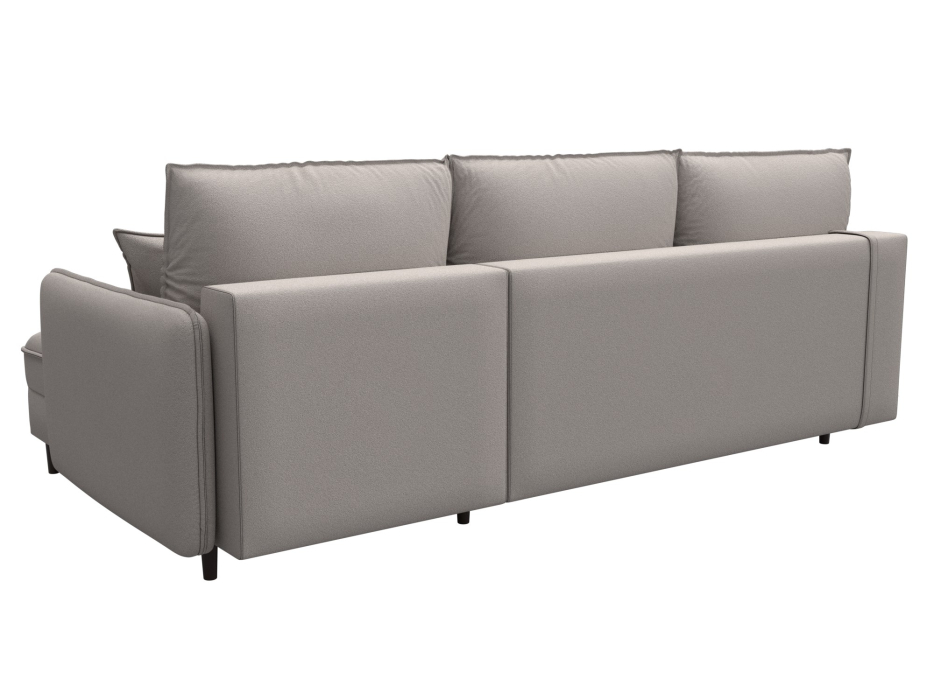 Диваны угловые в гостиную, Диван угловой Лига-064 НПБ угол универсальный, замша JOLY