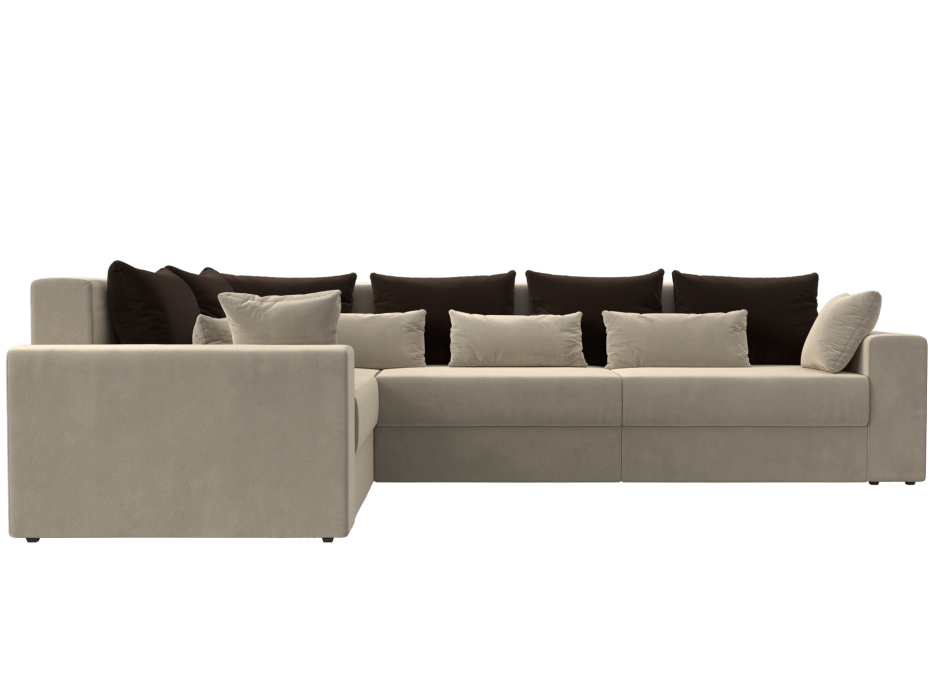 Офисные диваны, Угловой диван Майами Long левый угол, микровельвет