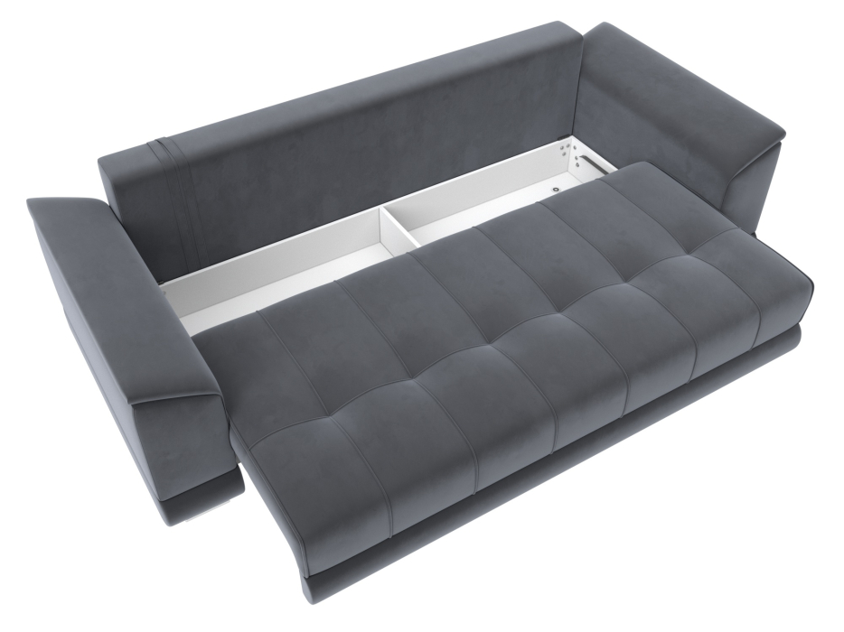 Диваны еврокнижки, Диван прямой НордСтар НПБ, велюр SEVEN