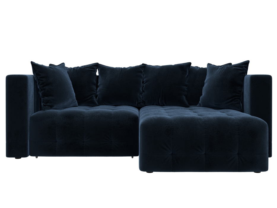 Диваны еврокнижки, Диван угловой Лига-052 НПБ угол универсальный, велюр TOWER