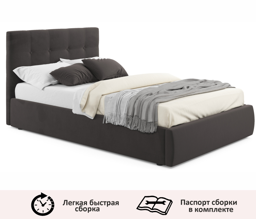 Мягкая кровать, Мягкая кровать Selesta 1200 с подъемным механизмом