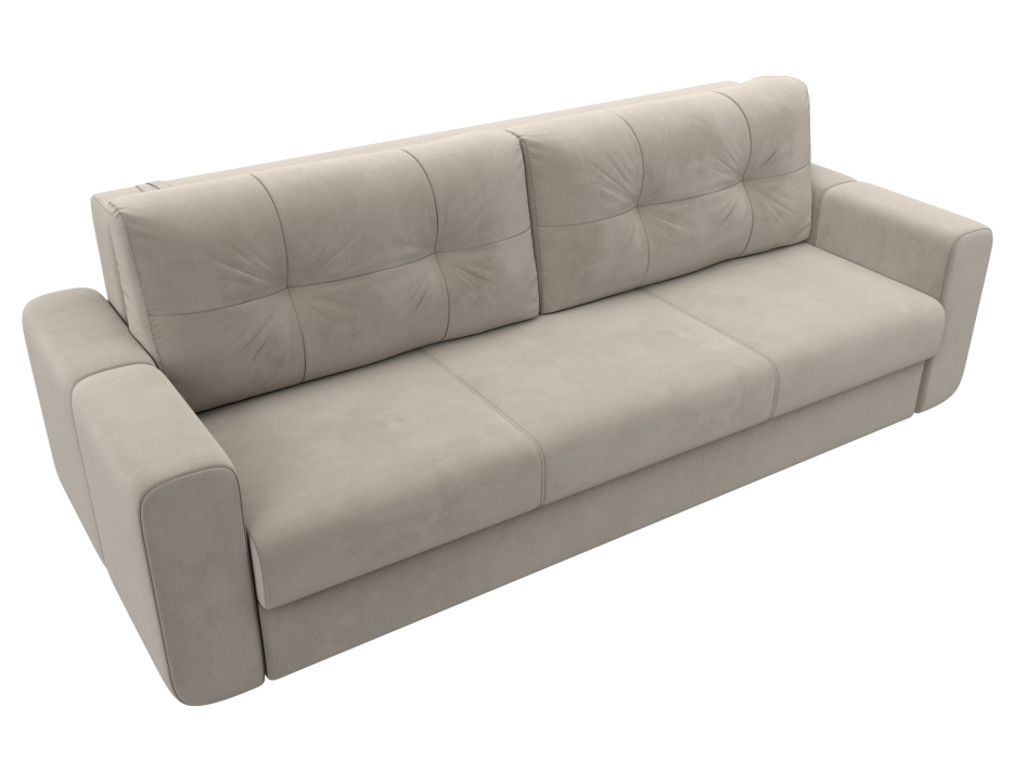 Диваны еврокнижки, Прямой диван Лига-031, микровельвет